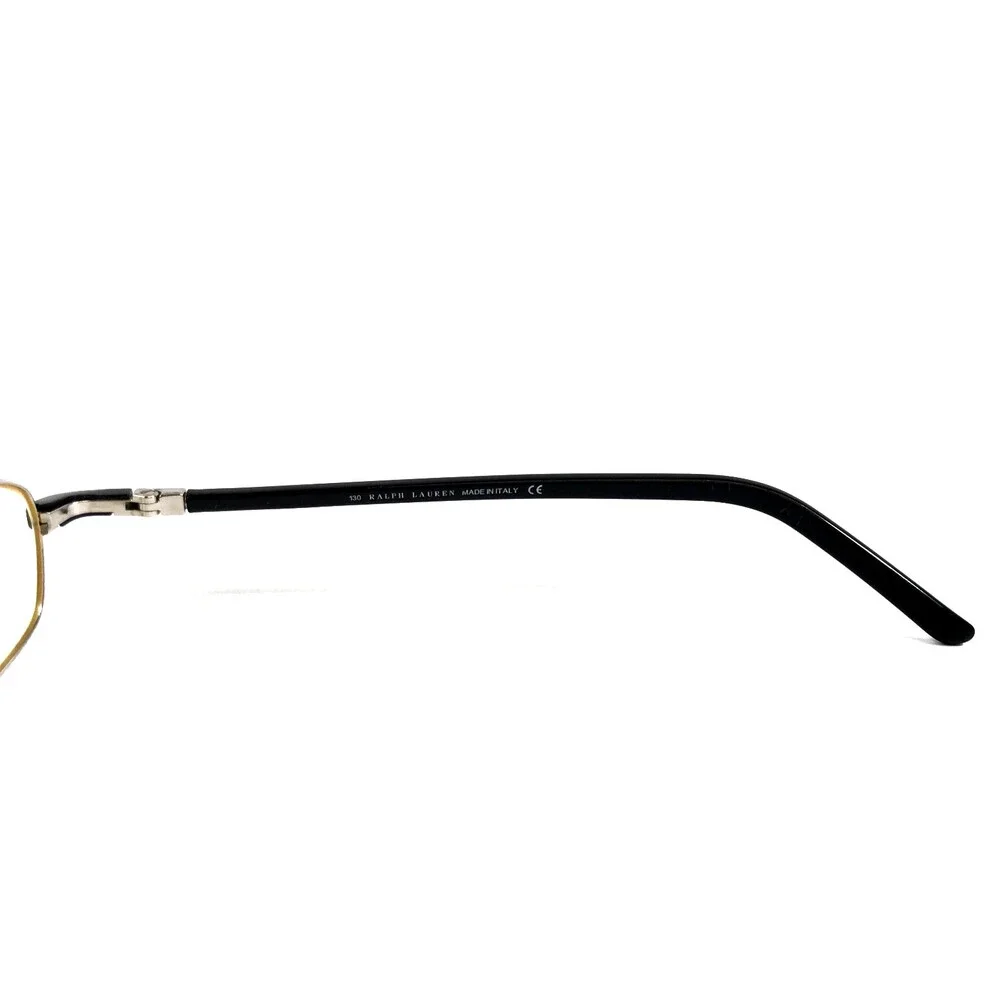 Vintage Ralph Lauren Eyeglasses Frames RL1503 ERT Silver Black Cat Eye 48-18-130